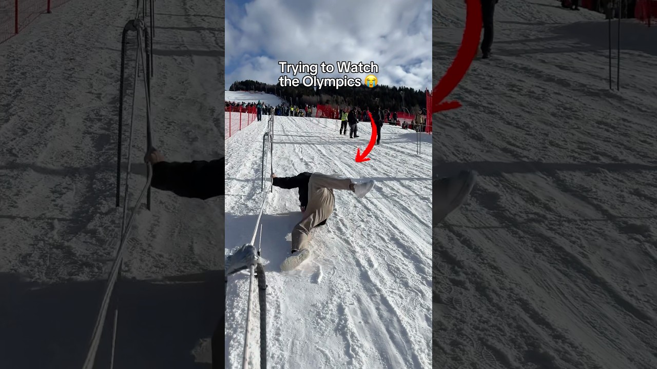 Watching the Olympics is a sport too 😂#olympics #winterolympics2026 #winterolympics