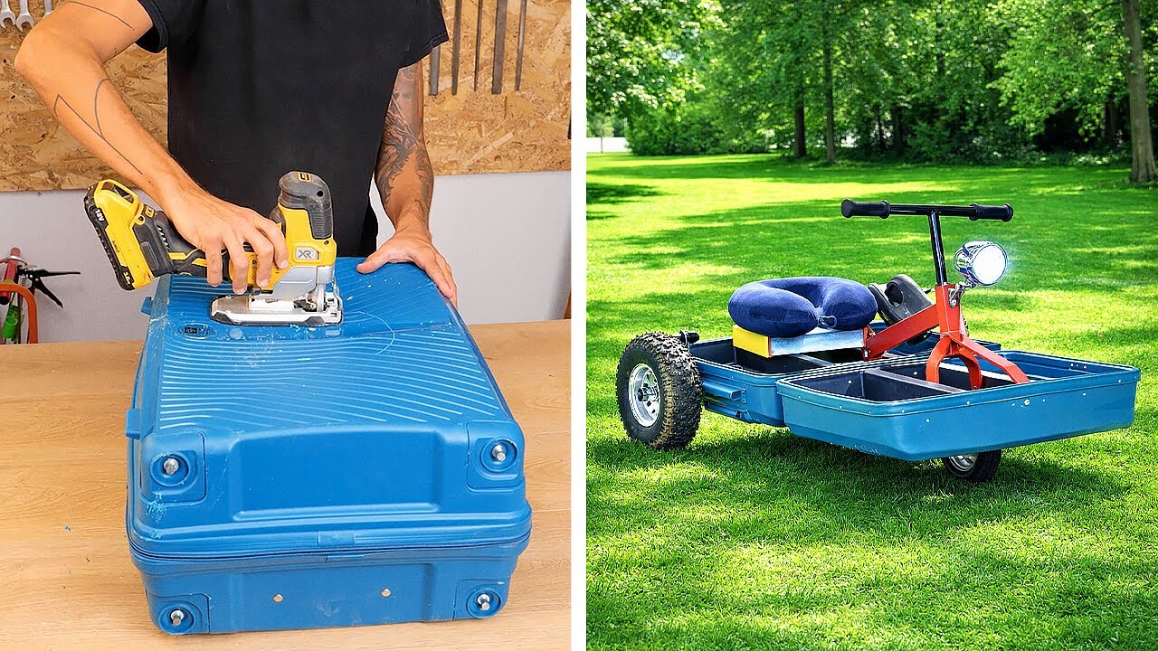 We Built an Electric Vehicle from Household Items! ⚡🏠