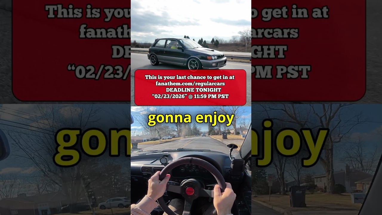 We’re in the final hours! #cars #toyota #toyotastarlet