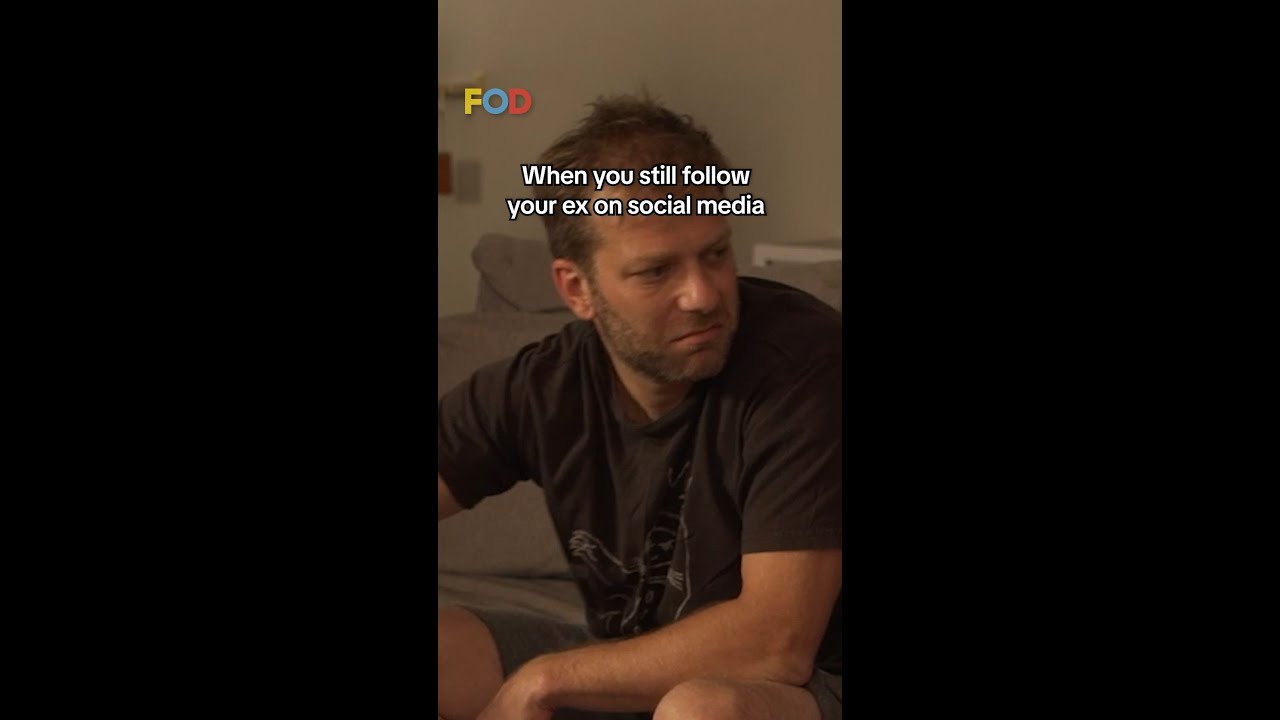 What happens when you still follow your ex on social media
