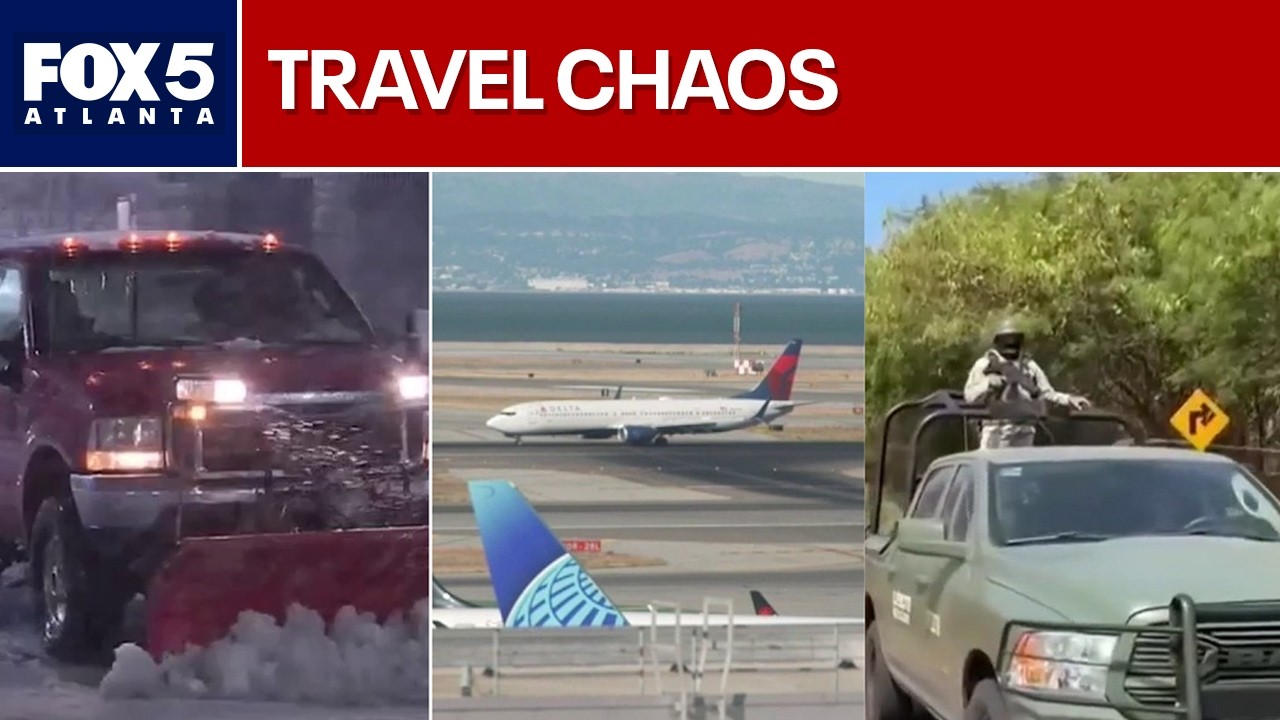 Winter Storm and Mexico unrest trigger flight chaos | FOX 5 News