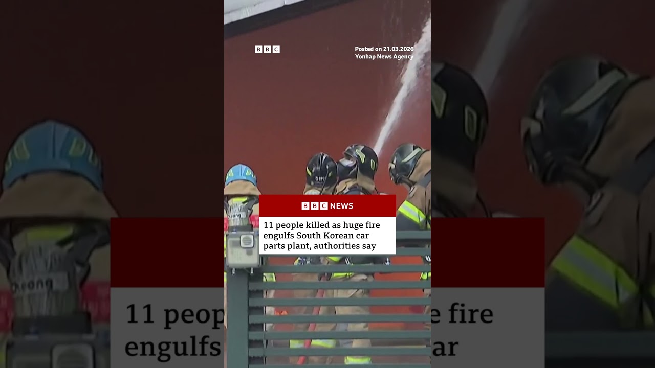 11 people killed as fire engulfs South Korean car parts plant, authorities say. #Daejeon #BBCNews