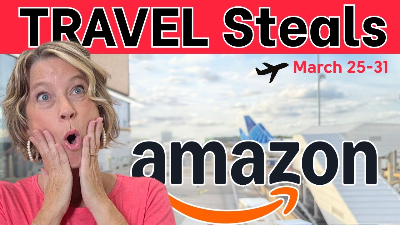 30 Amazon Deals for Flights, Fashion, & Travel Function March 25-31