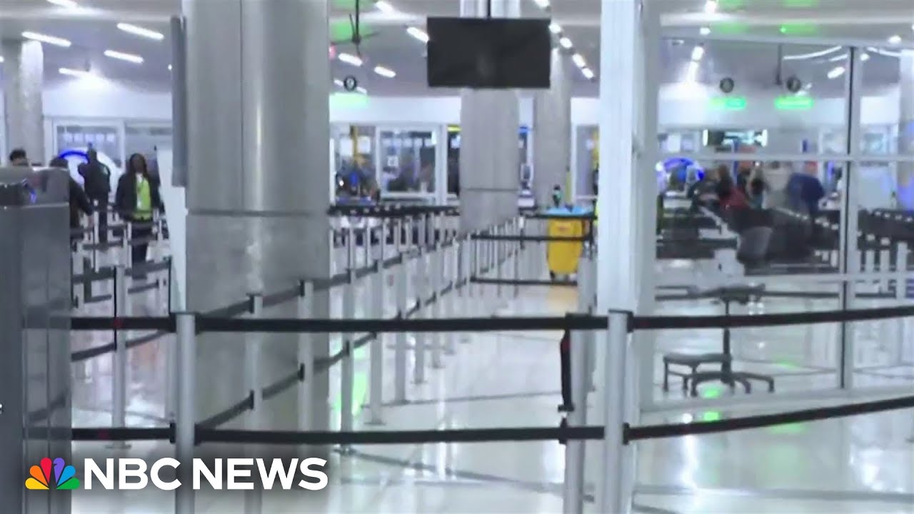 Airport security lines improve significantly as TSA officers are paid