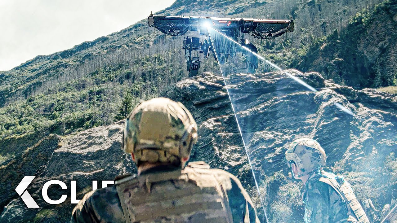 Alien Mech Scans It’s Prey Scene – WAR MACHINE (2026) Alan Ritchson