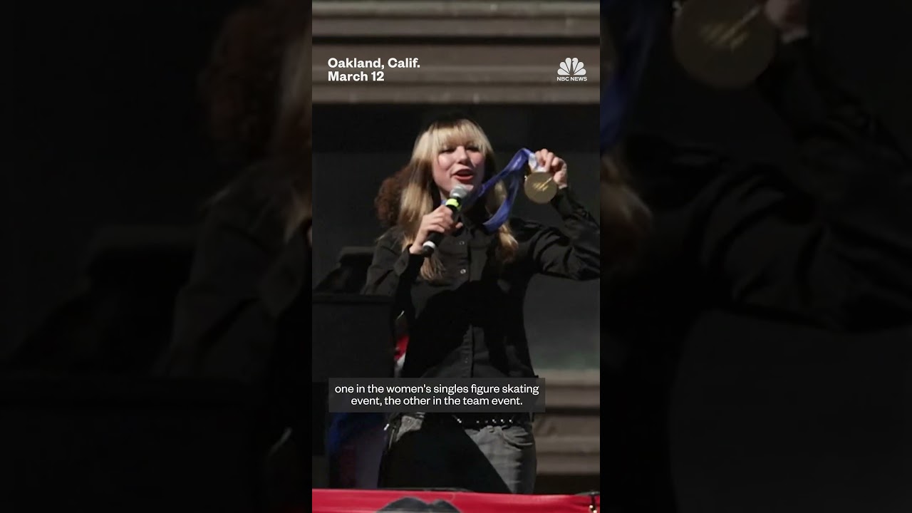 Alysa Liu welcomed back to Oakland as hometown hero