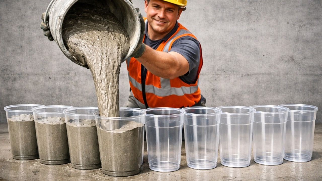 Amazing Creations from Cement and Recycled Plastic Cups, DIY Garden Decorations