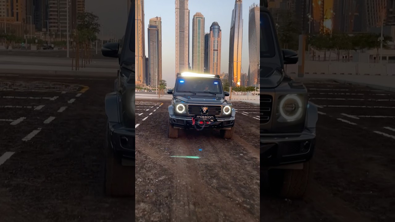 Armored & Blast-Proof G-Wagen by BRABUS! 😳 #mercedes #dubai #cars