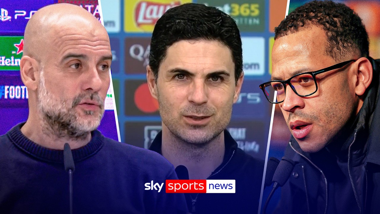 Arteta, Guardiola & Rosenior react to UCL night with Chelsea and Man City both losing