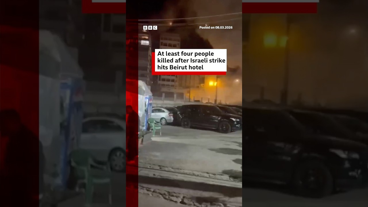 At least four people killed after Israeli strike hits Beirut hotel. #Lebanon #BBCNews
