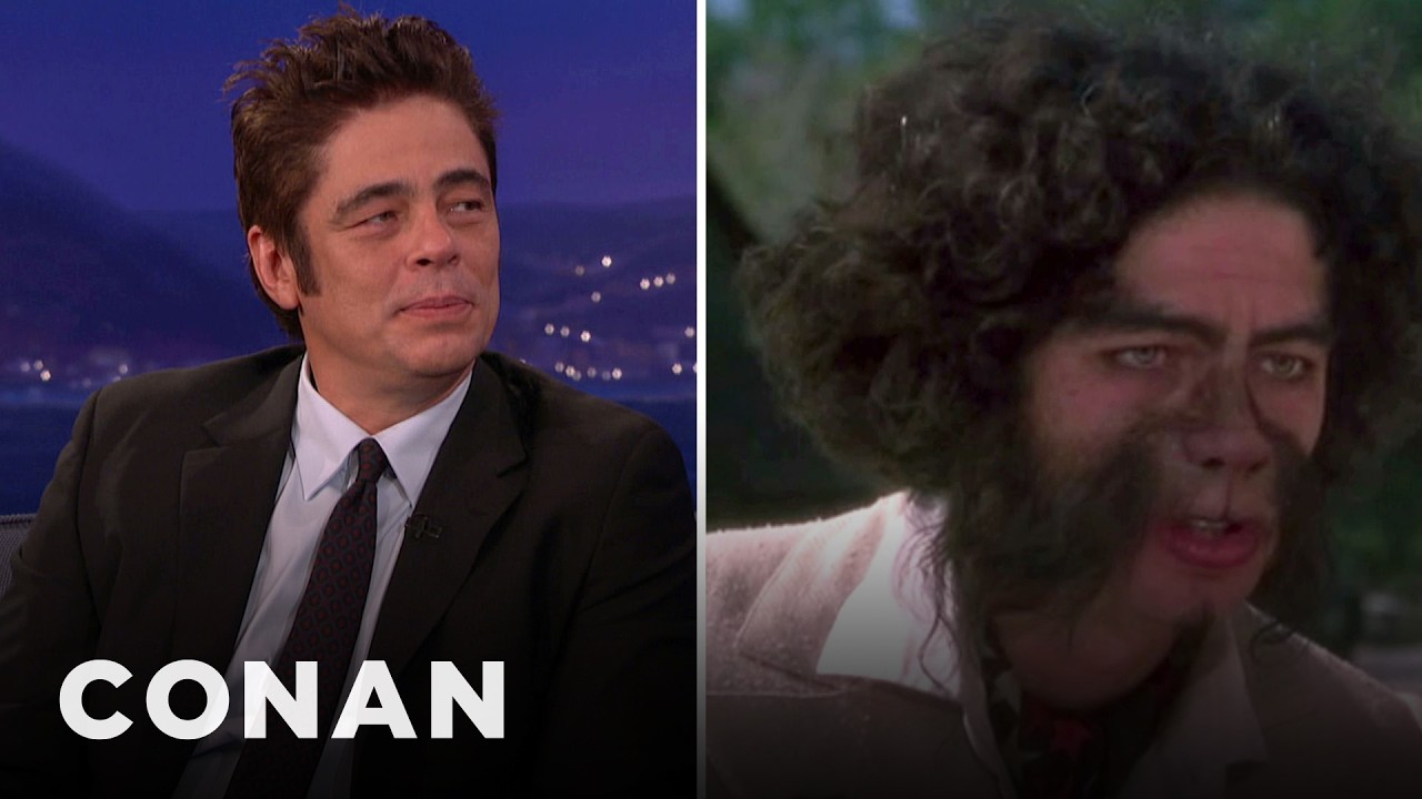 Benicio Del Toro’s First Movie Was “Big Top Pee-Wee” | CONAN on TBS