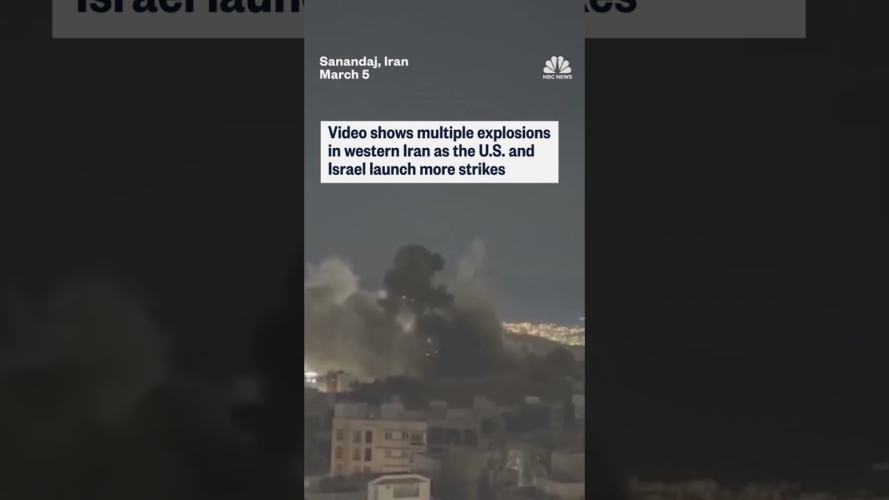 Blasts seen in Iran as U.S., Israeli strikes intensify