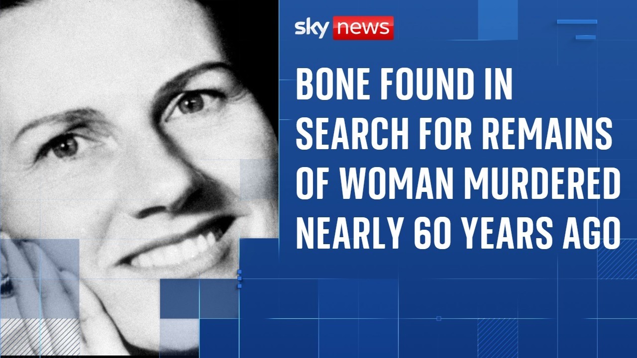 Bone found in search for remains of woman murdered nearly 60 years ago – grandson speaks to Sky