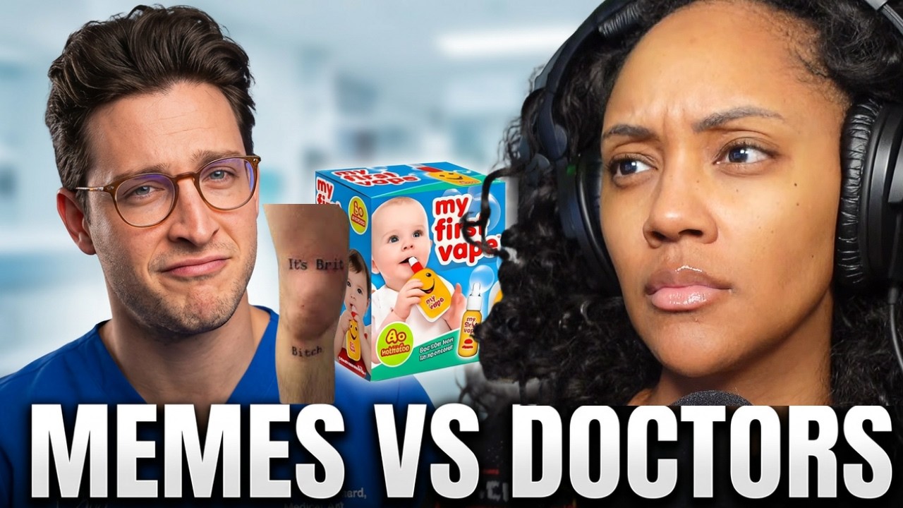 Britt Reacts to Dr. Mike Reacting To GOATED Medical Memes