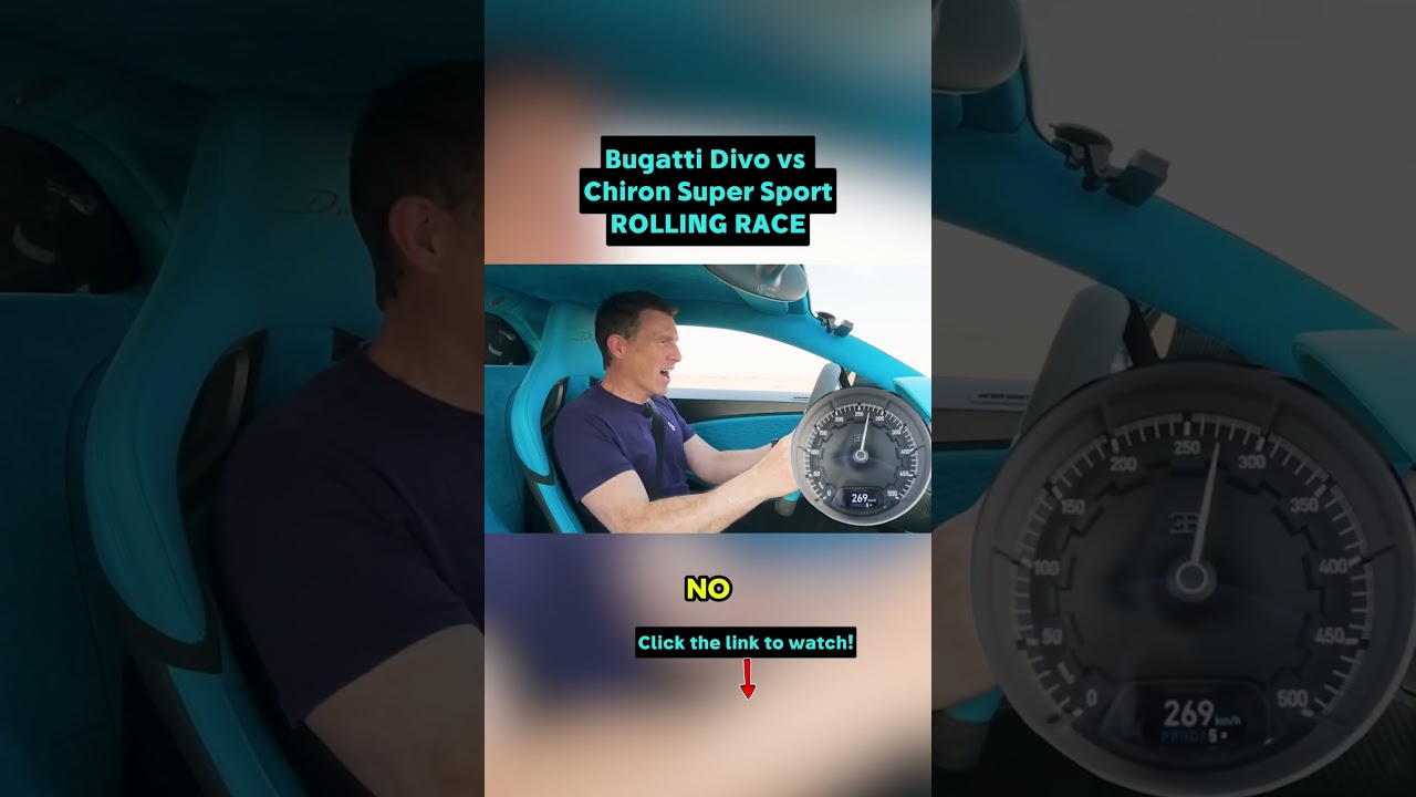 Bugatti Divo vs Chiron Super Sport: ROLLING RACE