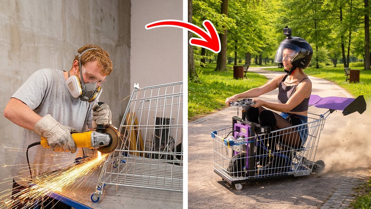 Build a Racing Car at Home with Simple Materials 😱