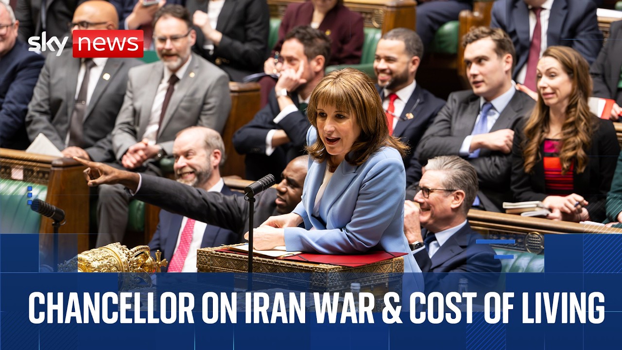 Chancellor Rachel Reeves sets out plans to tackle Iran war-driven price hikes