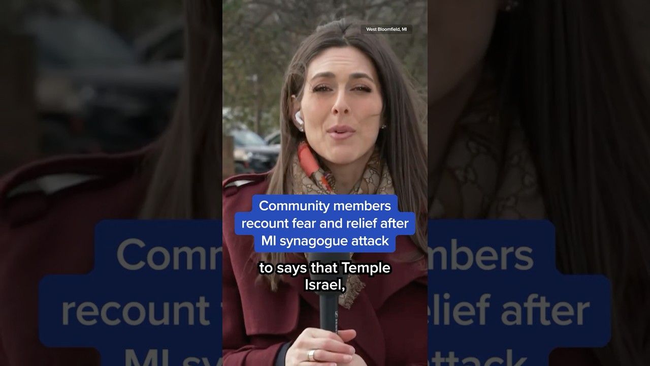 Community members recount fear and relief after MI synagogue attack