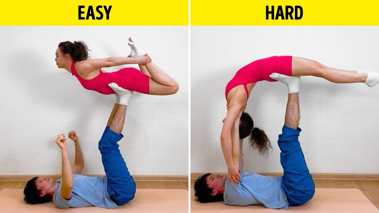 Couples Yoga Challenge Idea for Fun and Bonding | Easy Fitness Hacks For NEW YOU