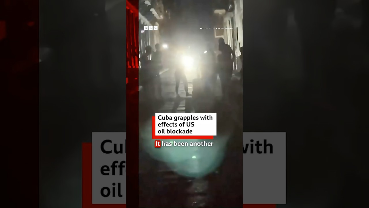 Cuba grapples with effects of US oil blockade. #Cuba #BBCNews