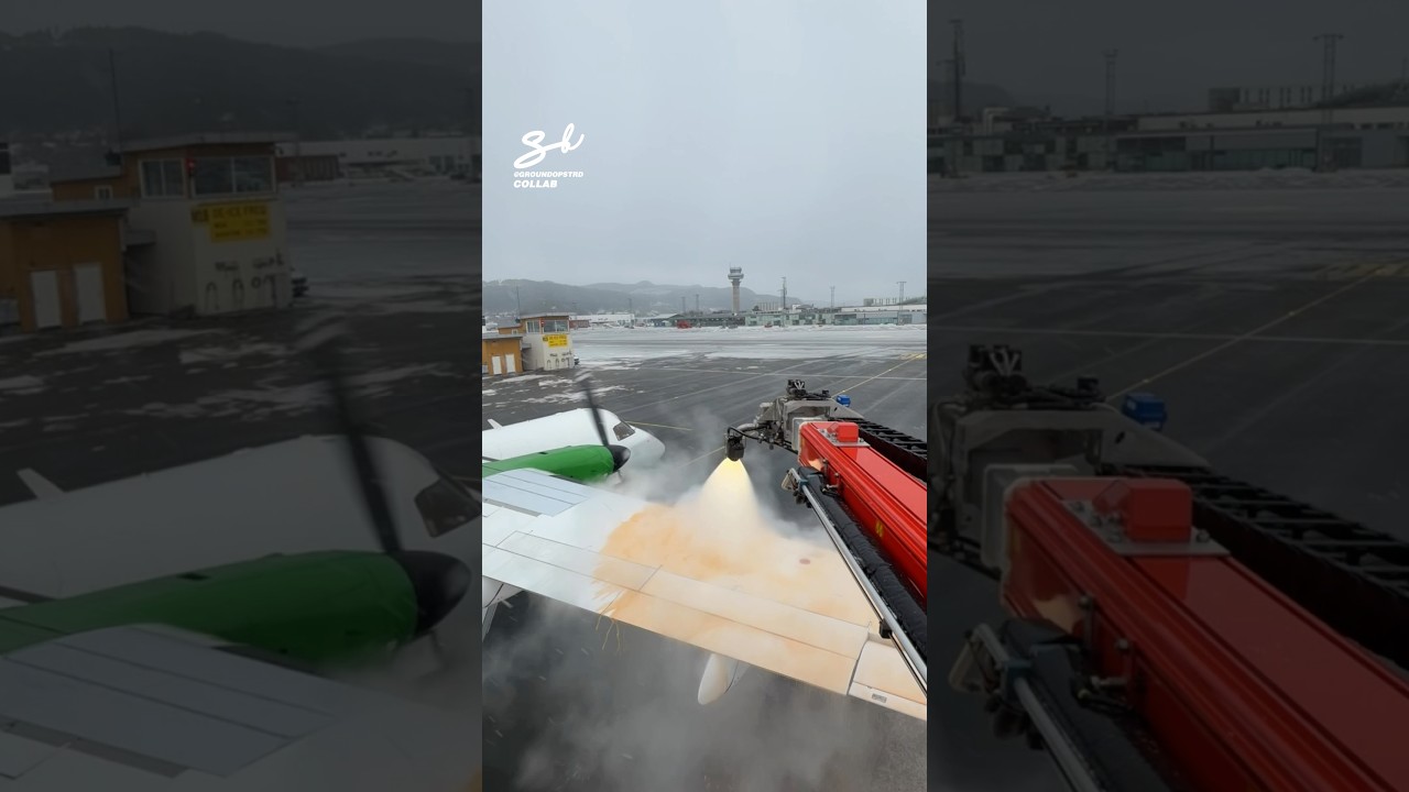 De-Icing An Airplane! ✈️