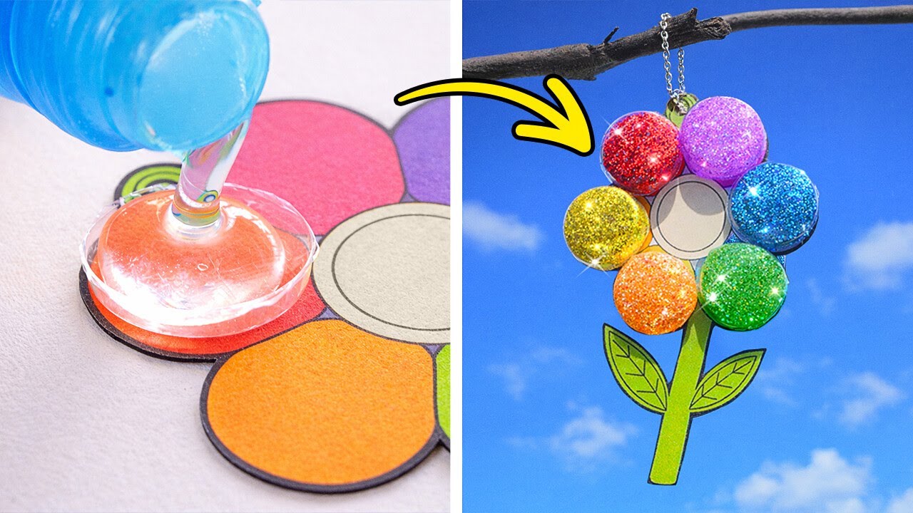 🎨 DIY COLORFUL ACCESSORIES 🌸 Easy Crafts for Home & School