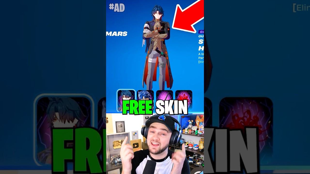Don’t miss this FREE skin! #HSRxFortnite #Honkaistarrail #sponsored