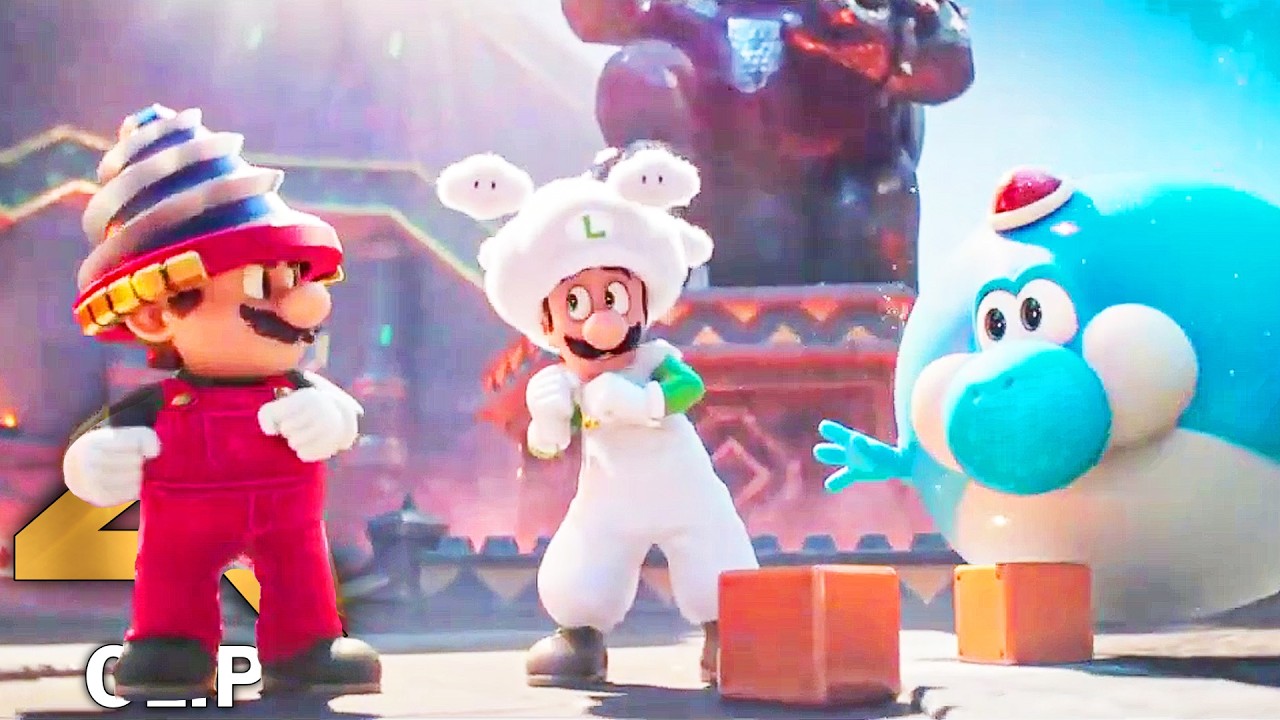 Drill Mario & Cloud Luigi Vs Bowser Jr | THE SUPER MARIO GALAXY MOVIE (2026) Movie CLIP 4K