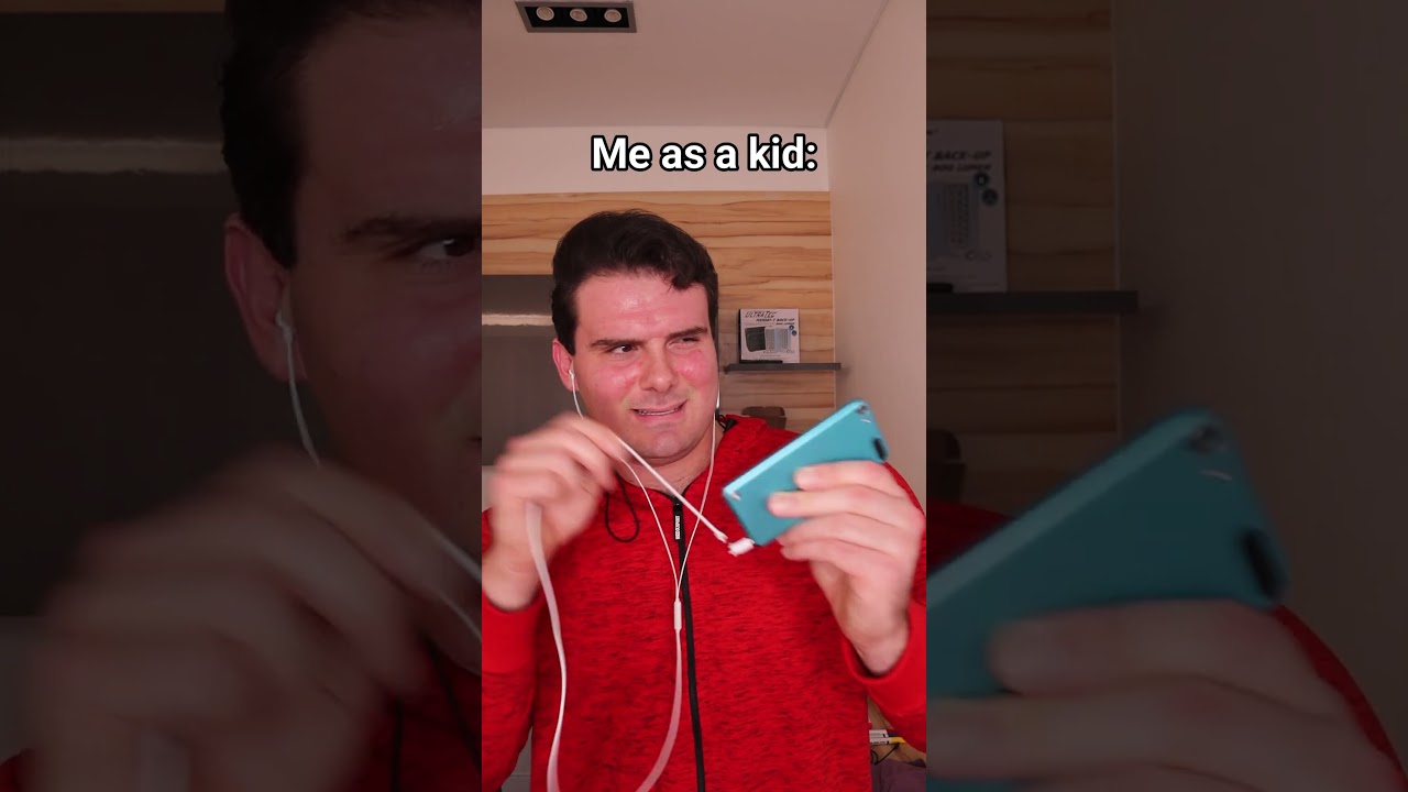 Earphones Today VS When I Was A Kid.