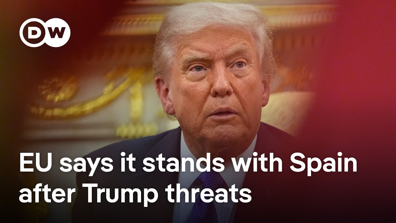 EU says it supports Spain whilst refusing to disagree fully with Trump | DW News