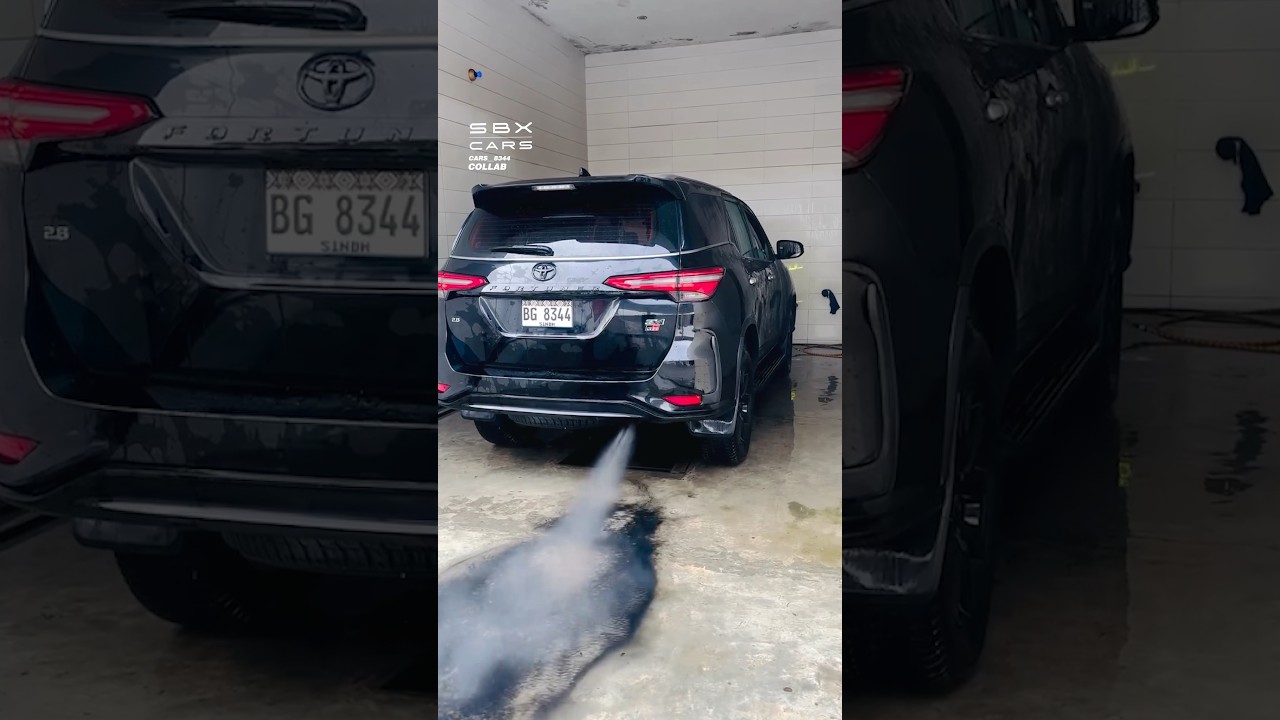 Exhaust Flushing! 😱 #cars #exhaust #cleaning