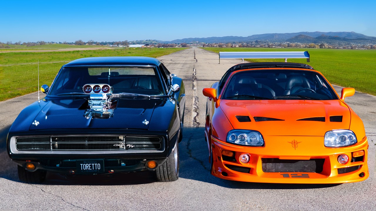 Fast & Furious Toyota Supra v Dodge Charger: DRAG RACE
