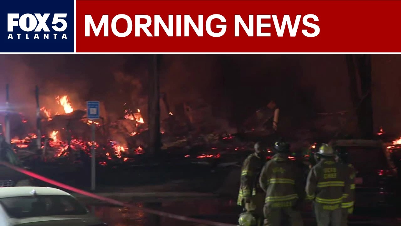 Fire destroys apartment building; Teen charged with killing 2 teens | FOX 5 News