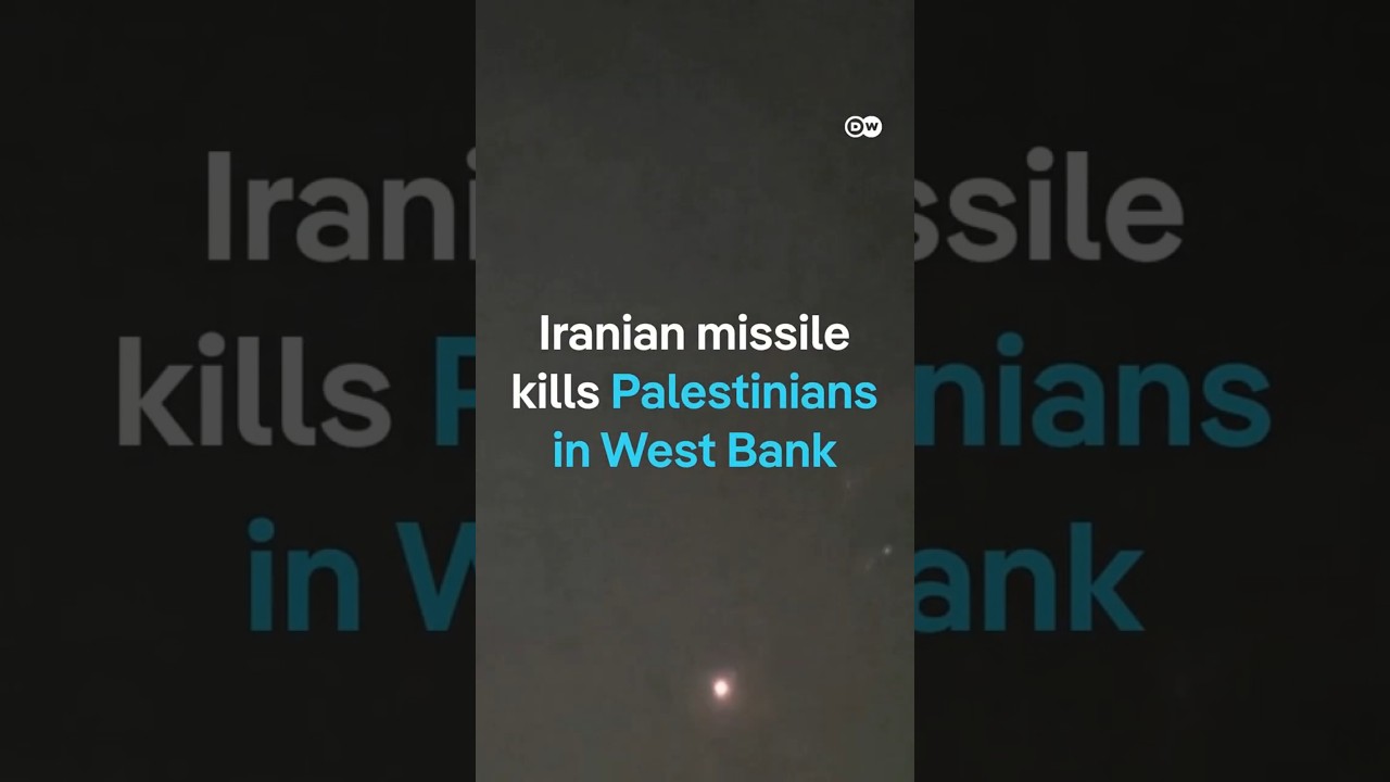 First Iranian attack to kill Palestinians hits West Bank | DW News