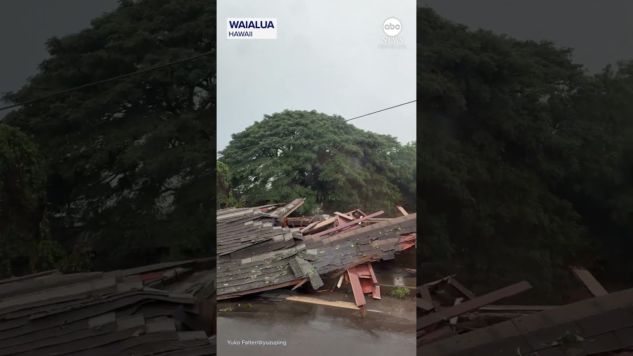 Flash floods in Hawaii lead to mass evacuations on Oahu island