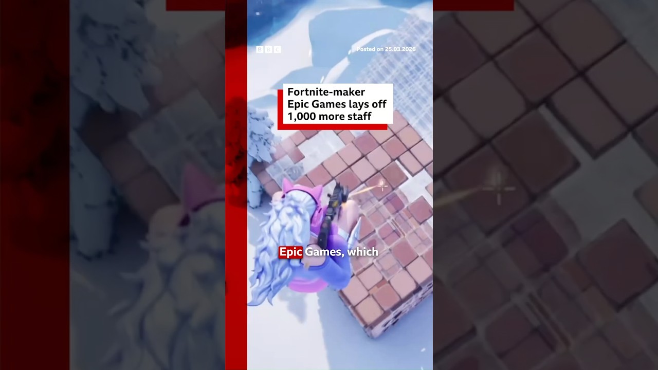 Fortnite-maker Epic Games lays off 1,000 more staff. #Fortnite #Gaming #BBCNews