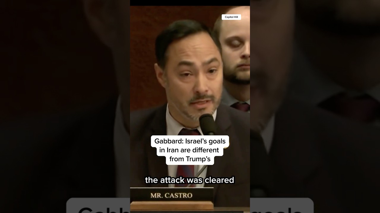 Gabbard: Israel’s goal sin Iran are different from Trump’s