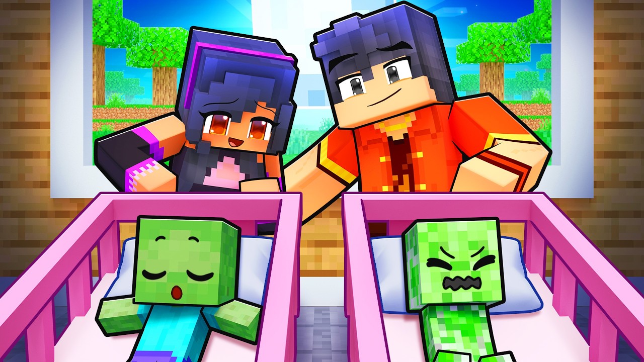 Having MONSTER TWINS in Minecraft!