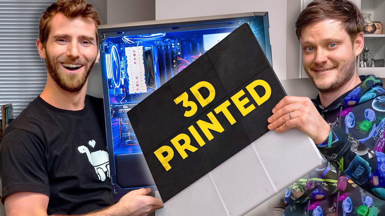 He 3D Printed a case instead of buying one? – AMD $5000 Ultimate Tech Upgrade
