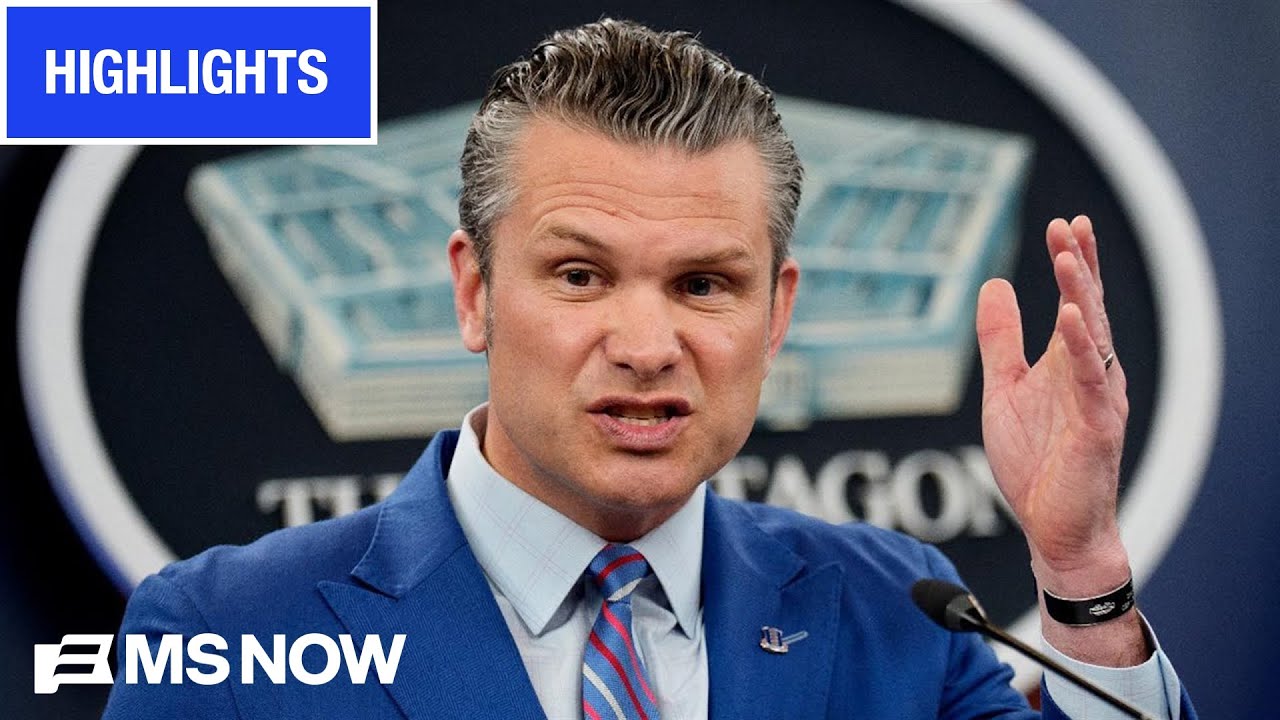 Hegseth under SCRUTINY: Watch MS NOW hosts react to Iran war latest