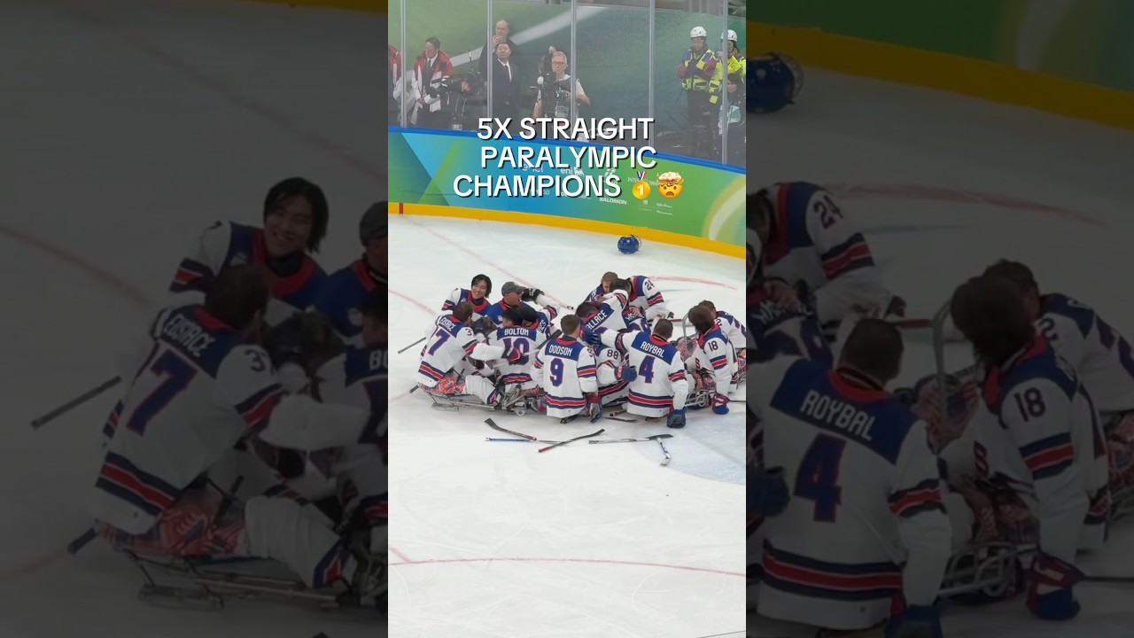 HISTORY MADE 🇺🇸🤯#sport #sports #paralympics #paralympic #hockey