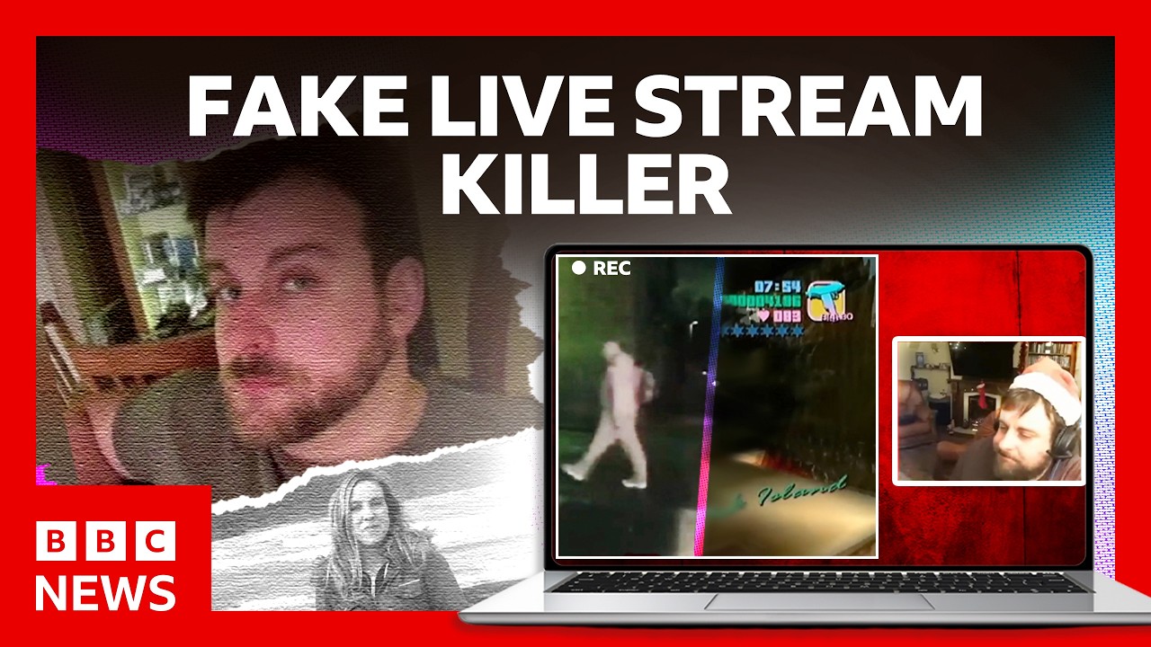 How a YouTuber used a live stream to try and cover murder | BBC News