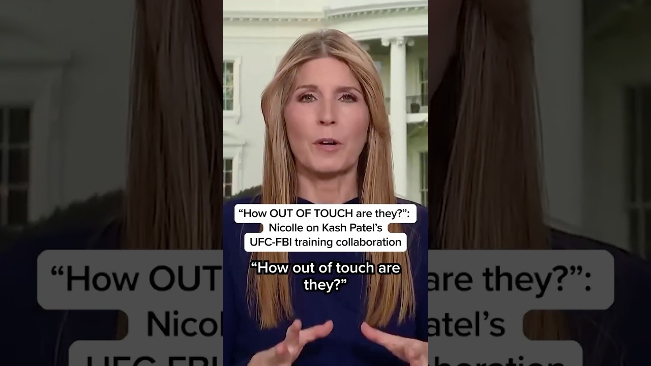 “How OUT OF TOUCH are they?”: Nicolle on Kash Patel’s UFC-FBI training collaboration