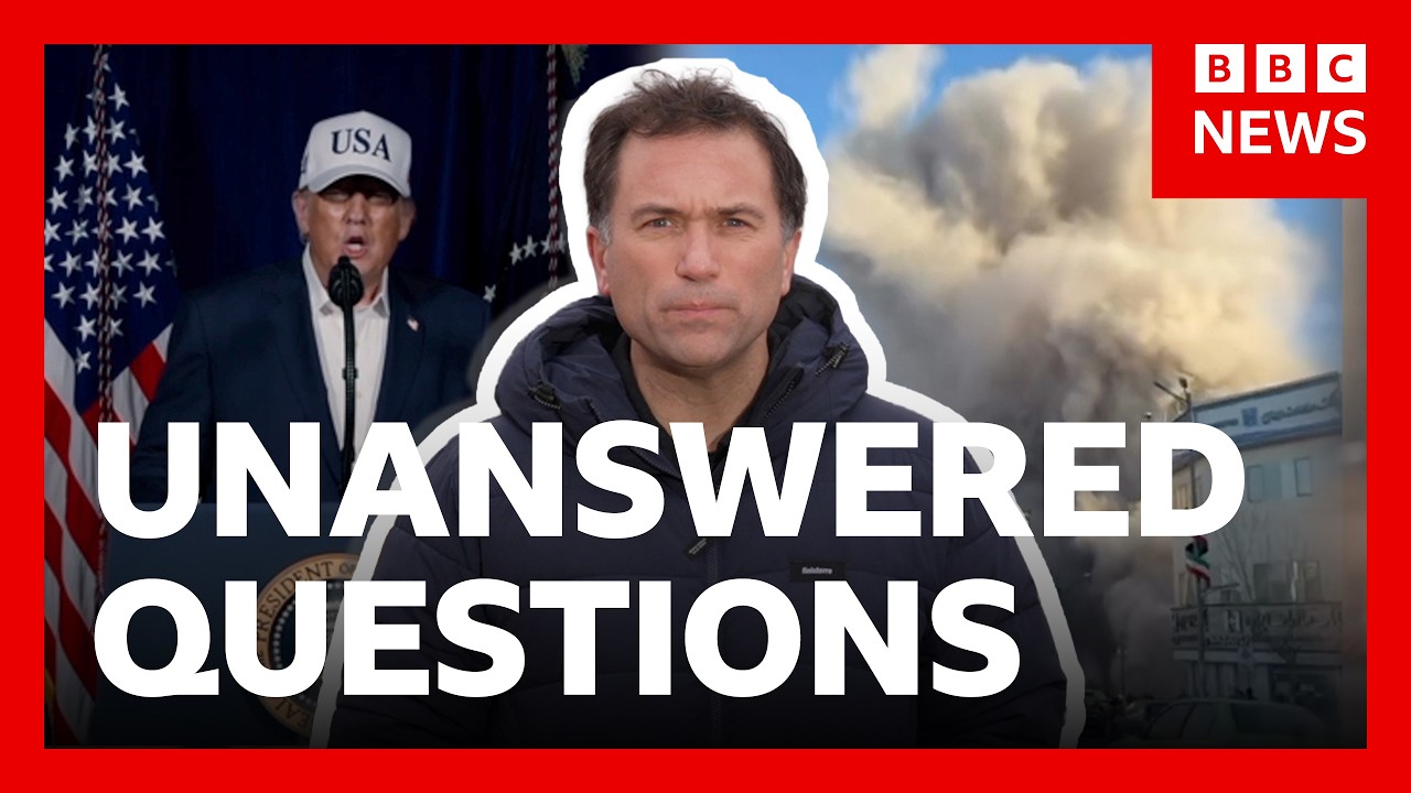 How Trump’s narrative on the US-Israel war with Iran has changed | BBC News