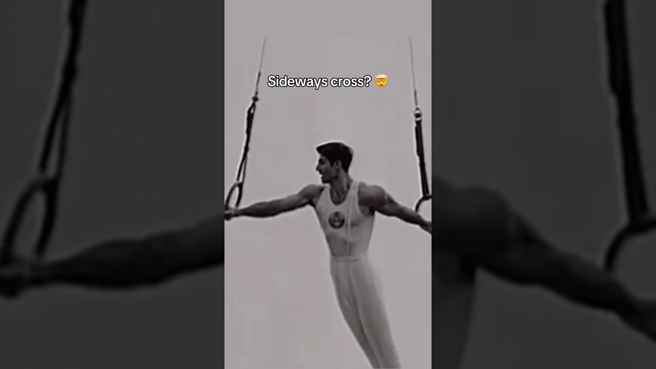 How was he so strong 🤯#gymnastics #gymnast #olympic #olympics #rings #calisthenics #albertazaryan