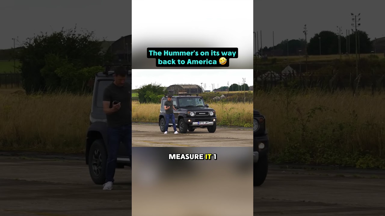 Hummer vs Jimny BRAKE TEST