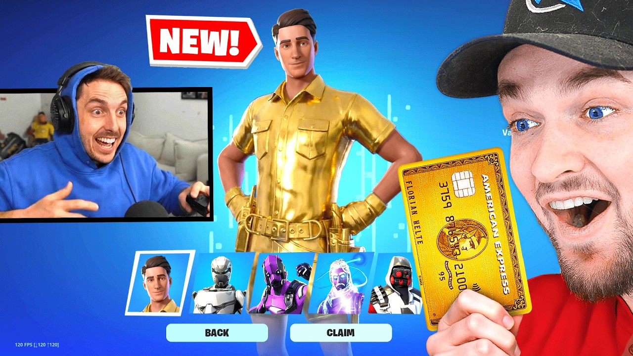 I Upgraded Lazarbeam’s Fortnite Account!