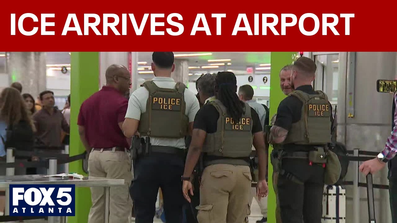 ICE agents arrive at Atlanta airport | FOX 5 Atlanta