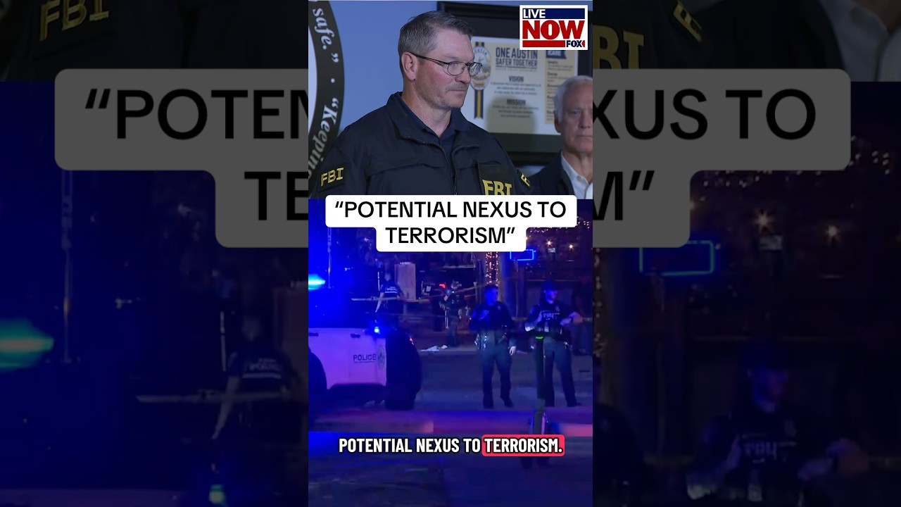 Investigators say the mass shooting outside a Texas bar Sunday morning may be linked to terrorism.