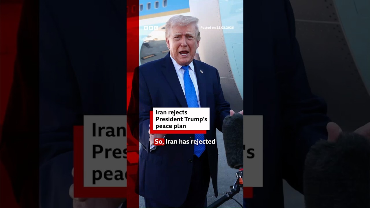 Iran rejects President Trump’s peace plan. #Iran #US #BBCNews